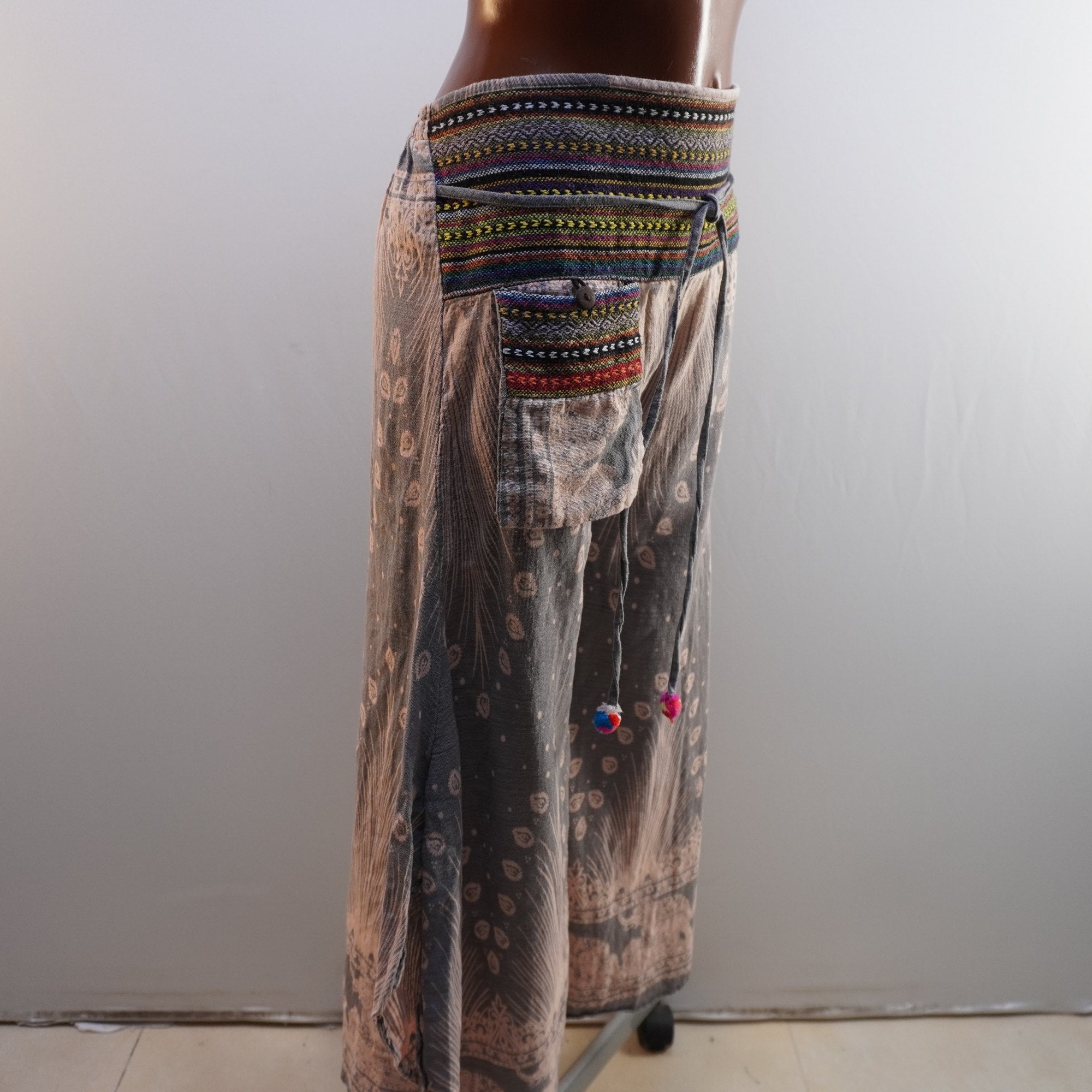 Pantalones Harén Alladin para Mujer Usados - Beige, L
