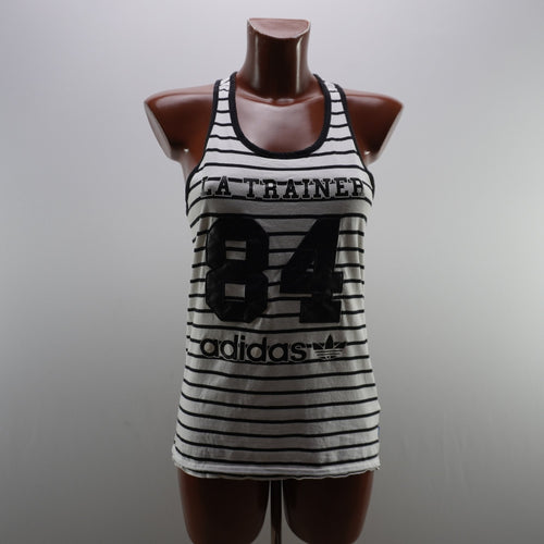 Camiseta sin mangas Adidas mujer blanco talla S segunda mano