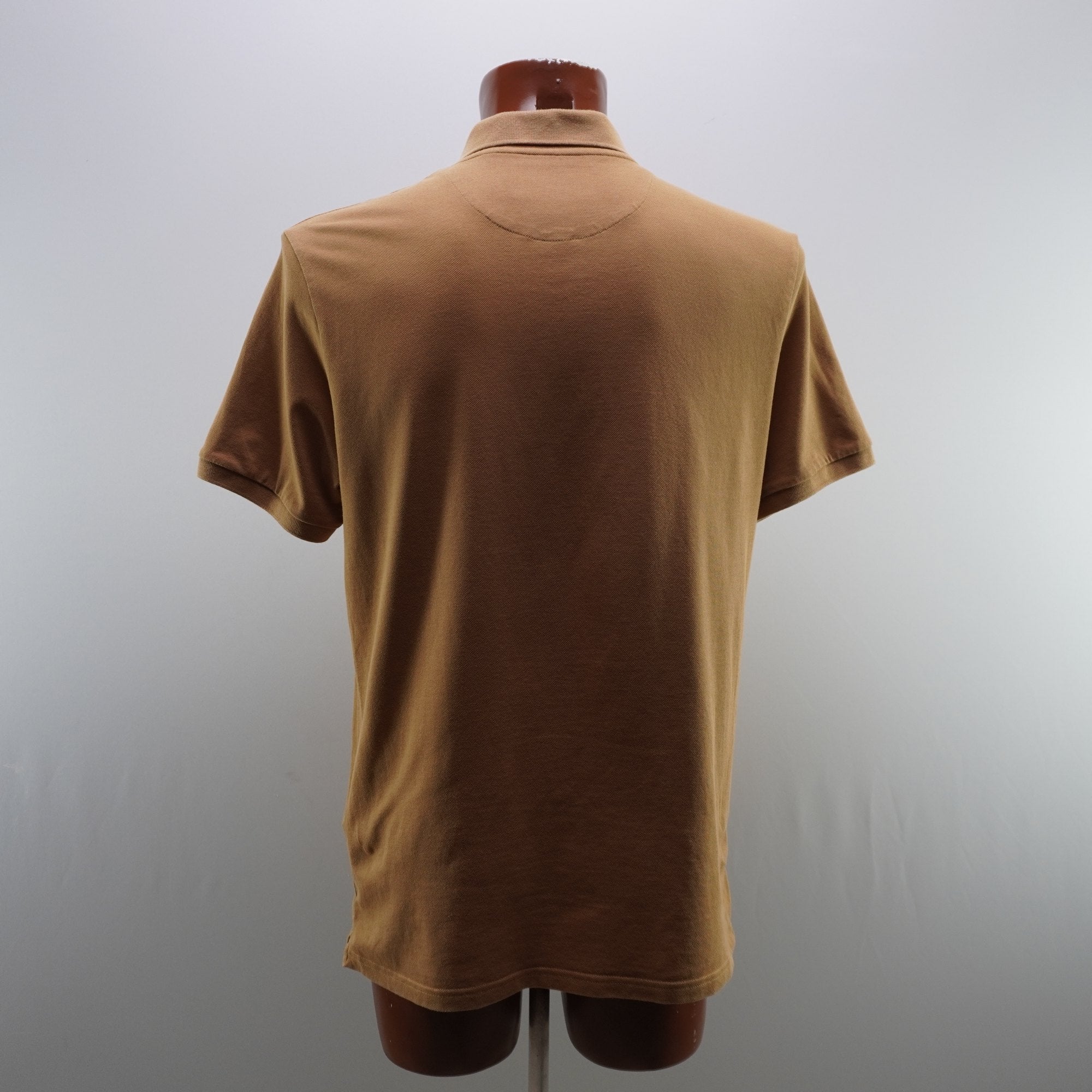 Camiseta de Manga Corta Lyle & Scott para Hombre - Marrón, L (Usada en Muy Buen Estado)