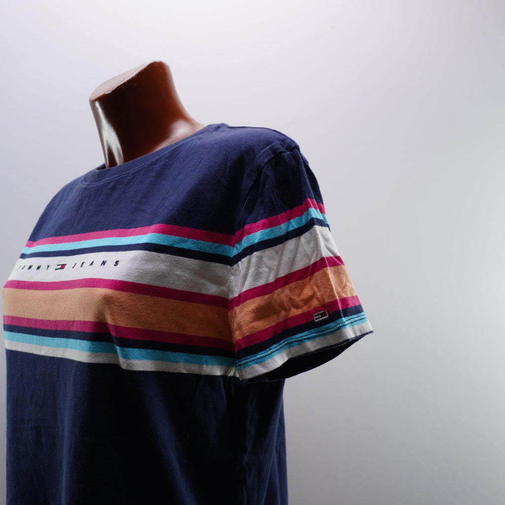 Camiseta de Manga Corta Tommy Hilfiger para Mujer Usada - Azul, M
