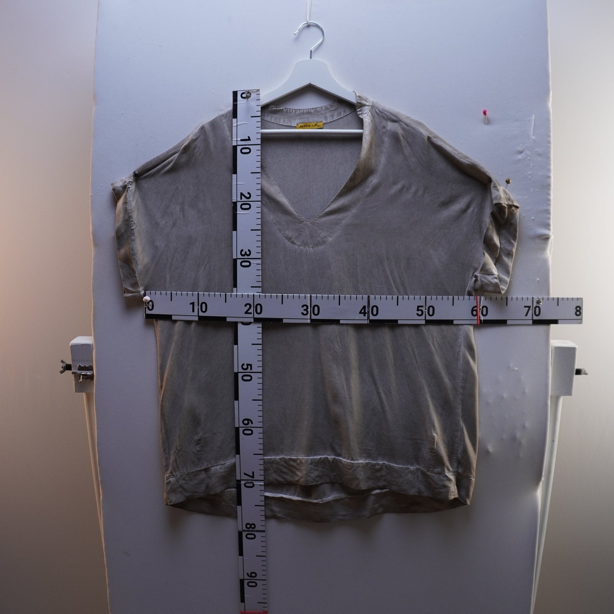 Camiseta Chilli para Mujer Usada - Gris, XL