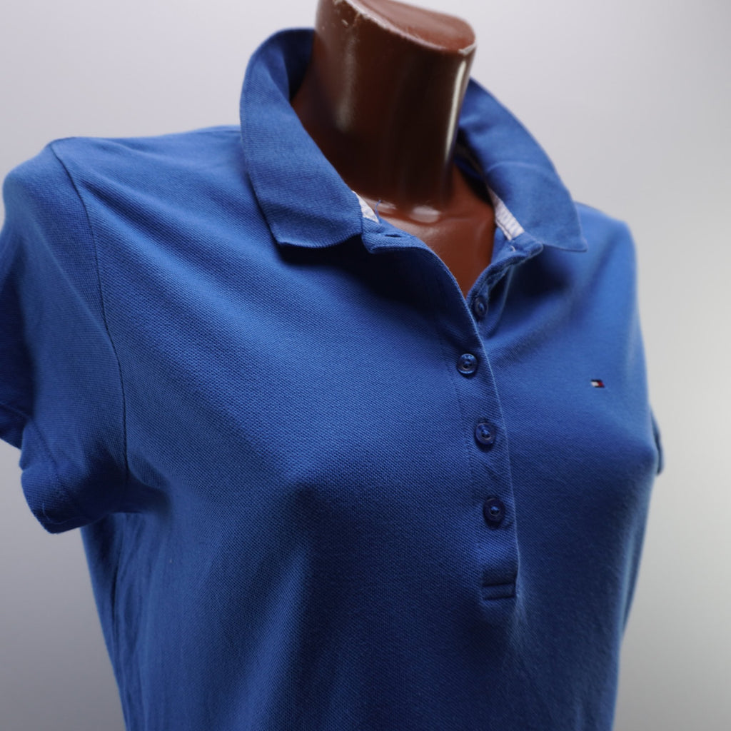 Camiseta de Manga Corta Tommy Hilfiger para Mujer Usada - Azul, XL