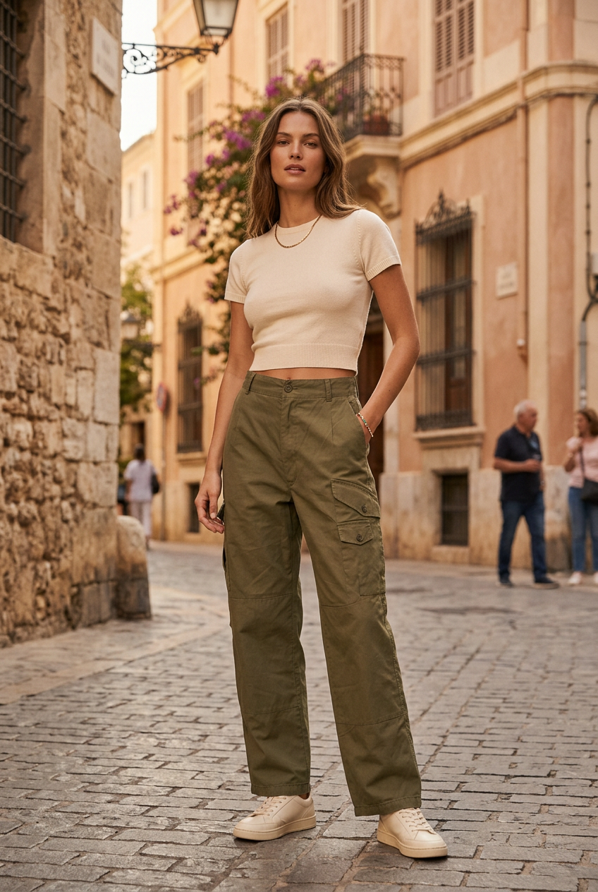 Gebrauchte Fjällräven Cargohose für Herren - Grün, XL