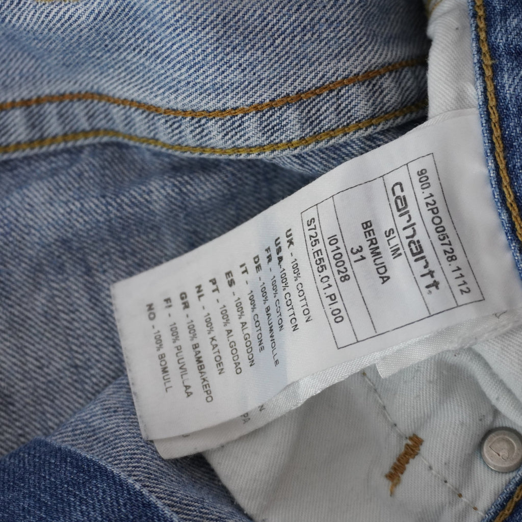 Pantalones Cortos Vaqueros Carhartt para Hombre Usados - Azul, S