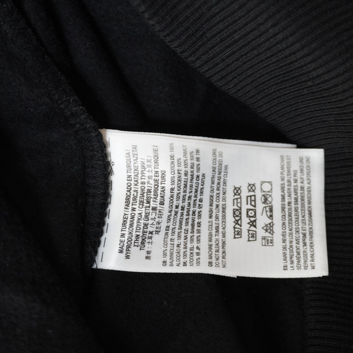 Sudadera con Capucha Vans para Hombre Usada - Negra, M