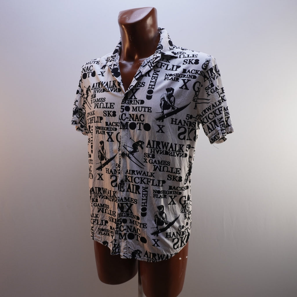Camisa Henley Jonny Wolf para Hombre Usada - Blanca, L