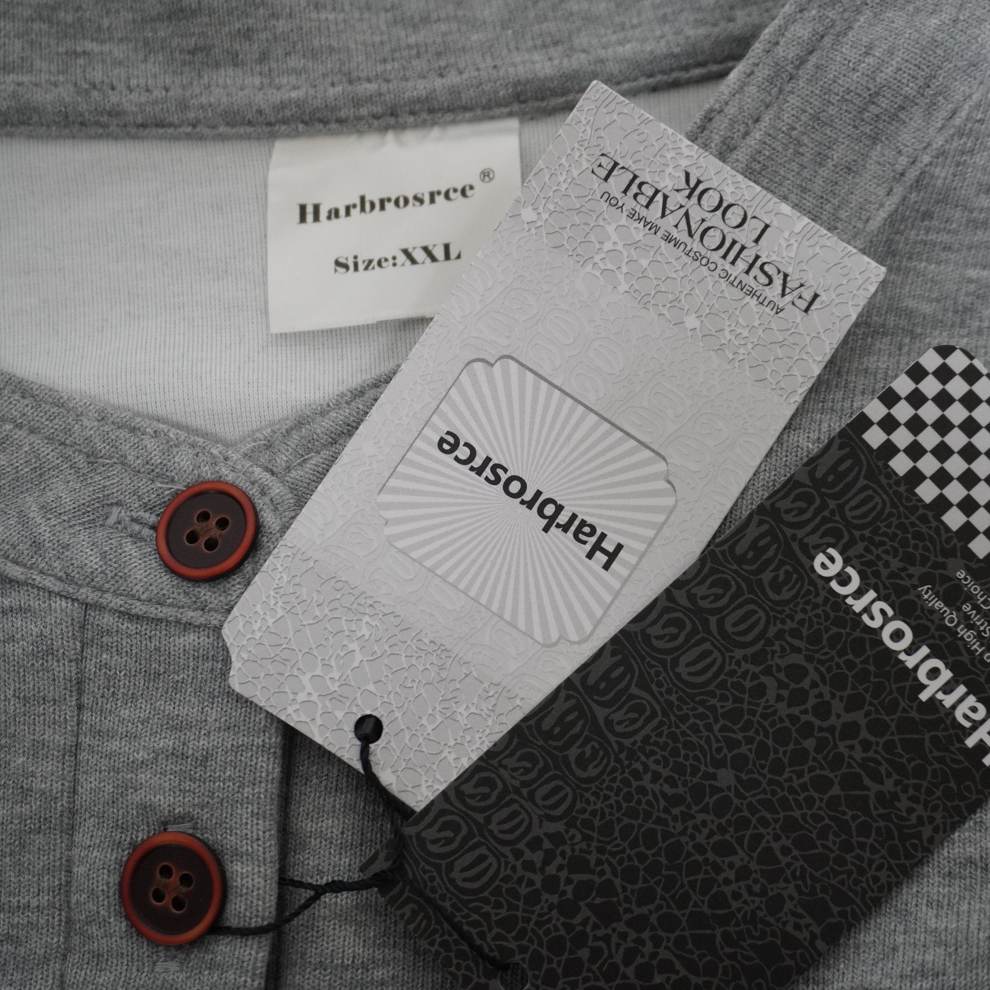 Sudadera Harbrosrce para Hombre Usada - Gris, XXL
