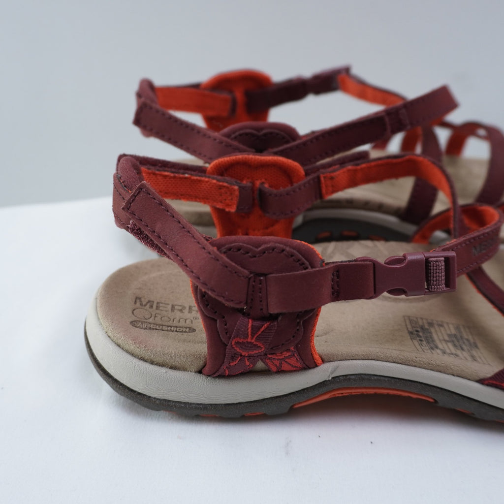 Sandalias Merrell para Mujer Nuevas - Rojo, 38