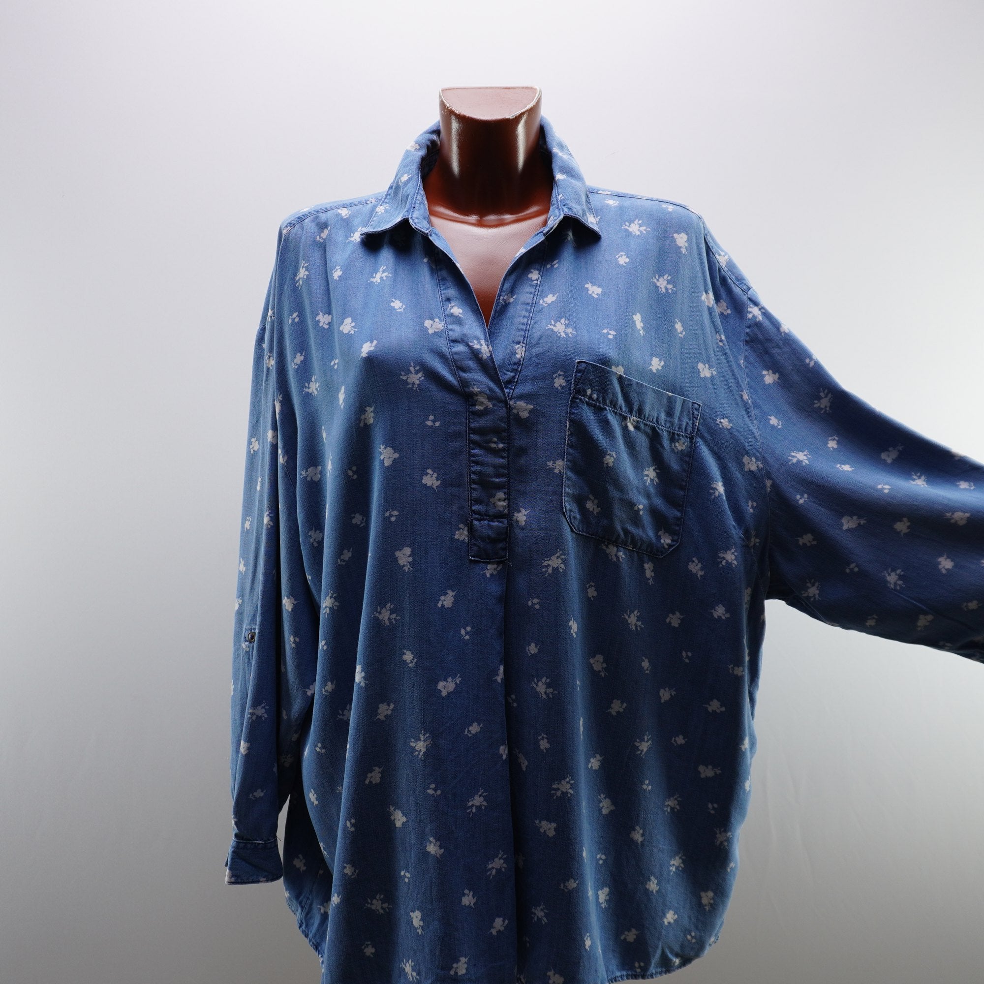Camisa C&A para Mujer Usada - Azul, 5XL