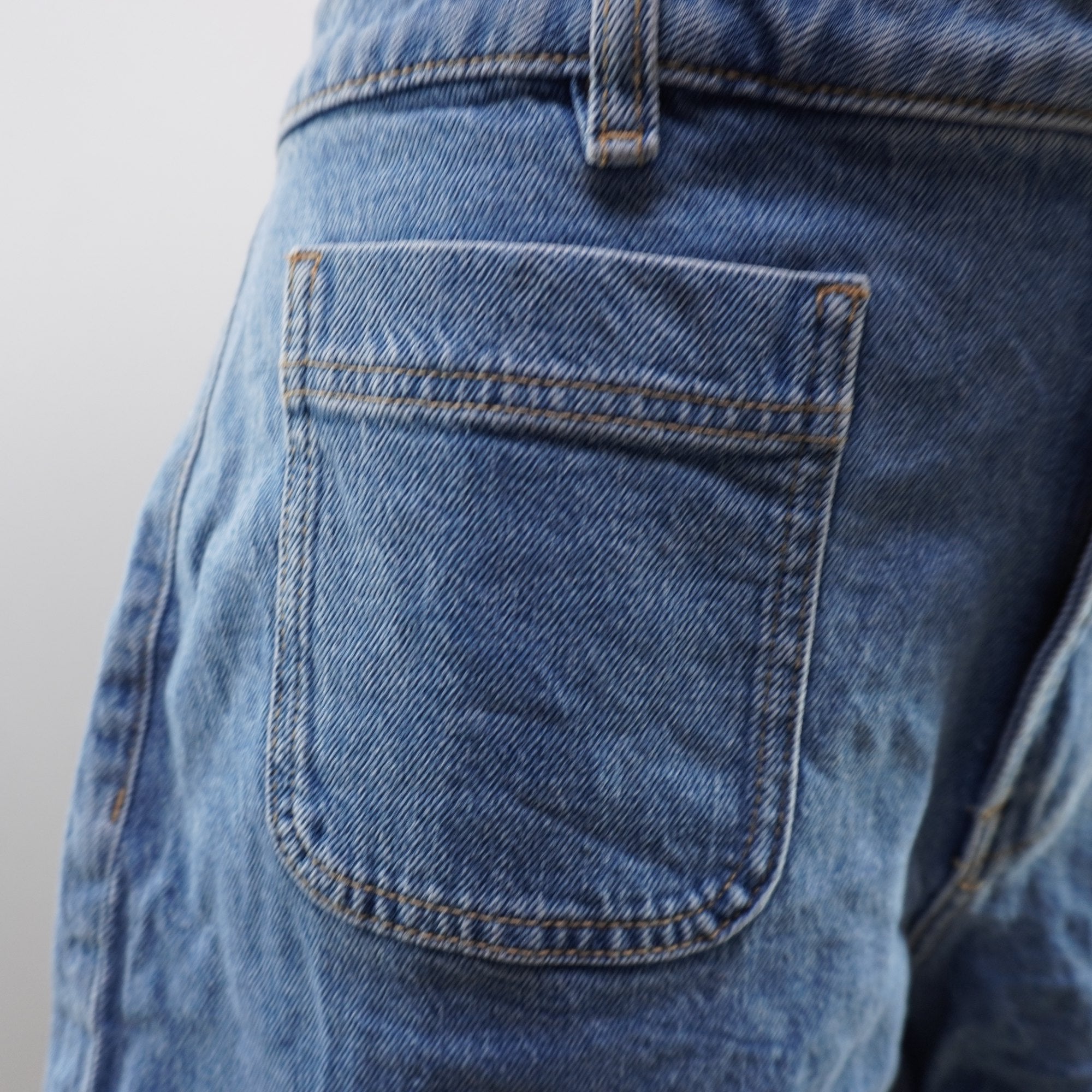 Pantalones Cortos Vaqueros MNG para Mujer Usados - Azul, XXL