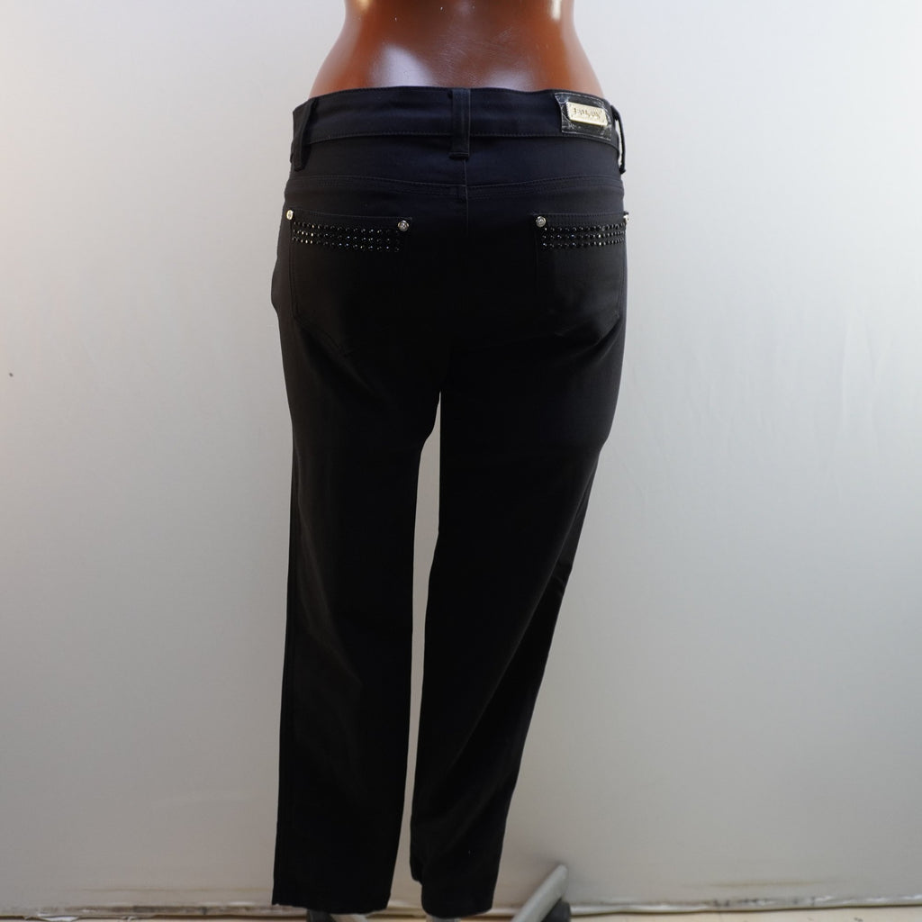 Vaqueros Balmain para Mujer en Negro - Talla L, Usados en Muy Buen Estado