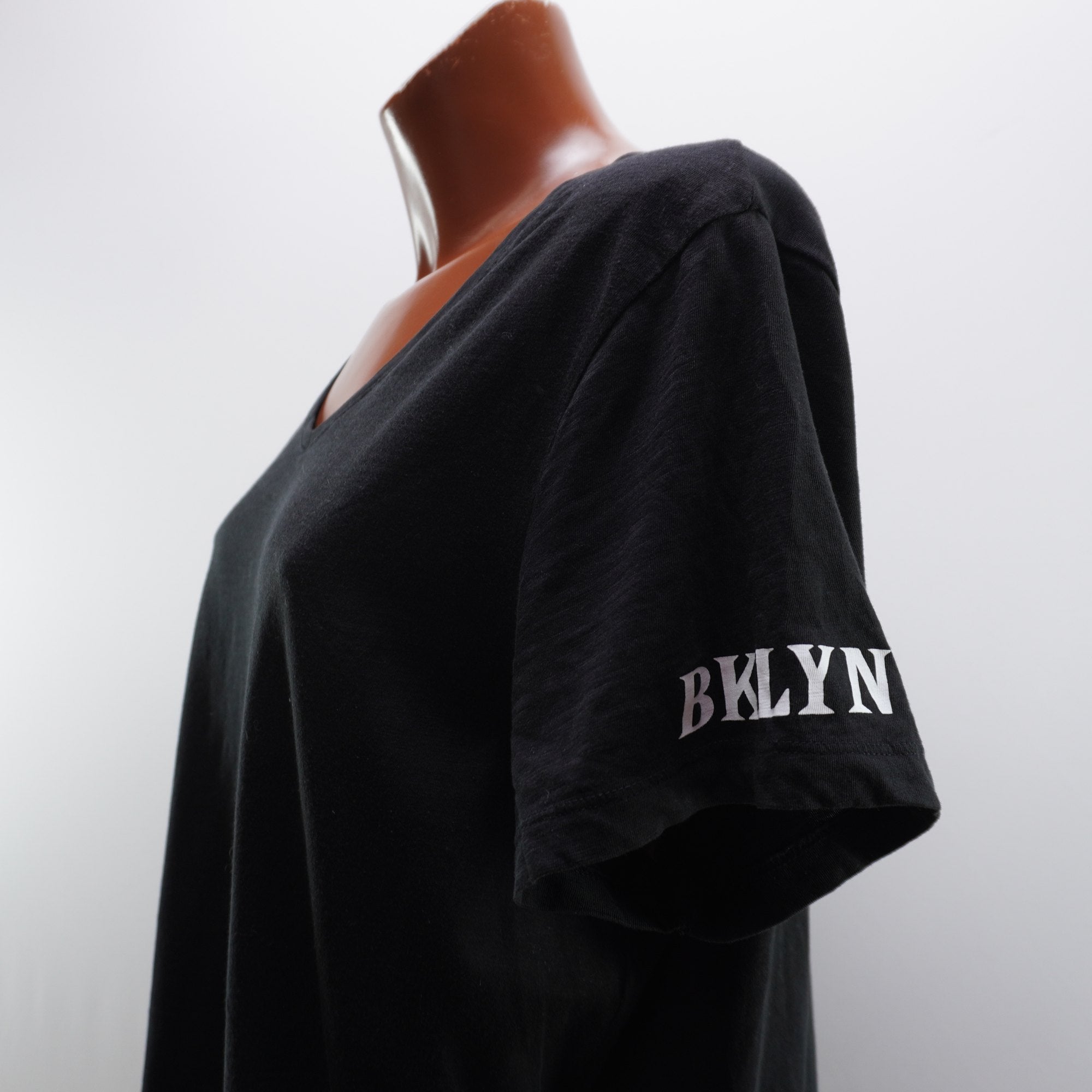 Camiseta de Manga Corta Brooklyn para Mujer Usada - Negra, L