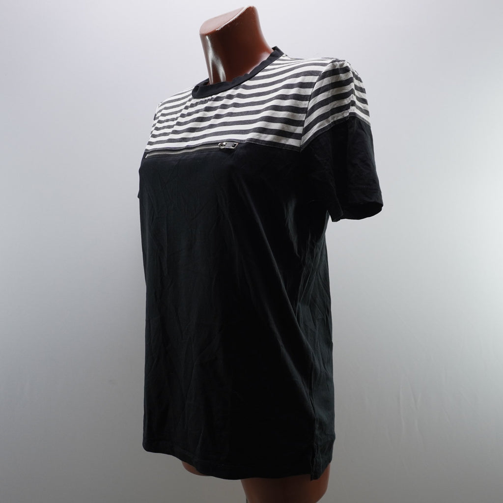 Camiseta de Manga Corta Antoni Morano para Mujer Usada - Negra, M