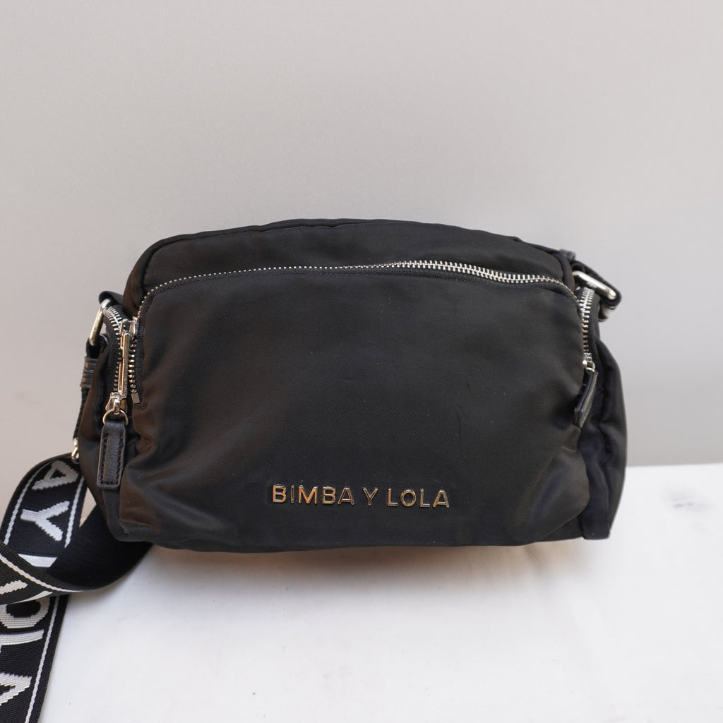 Bolso Baguette Bimba y Lola para Mujer - Negro, Usado en Muy Buen Estado
