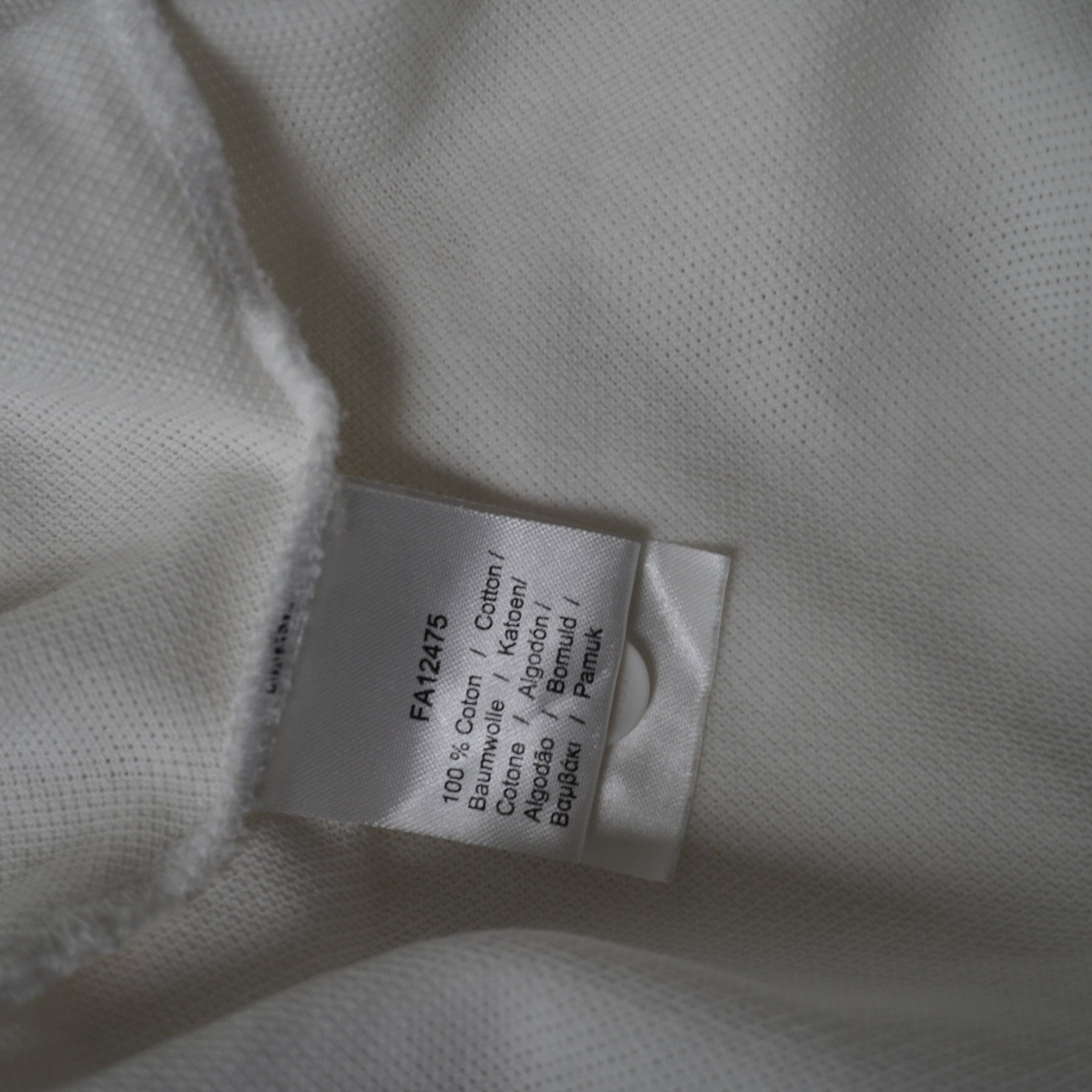 Camiseta Lacoste para Hombre Usada - Blanca, XXL