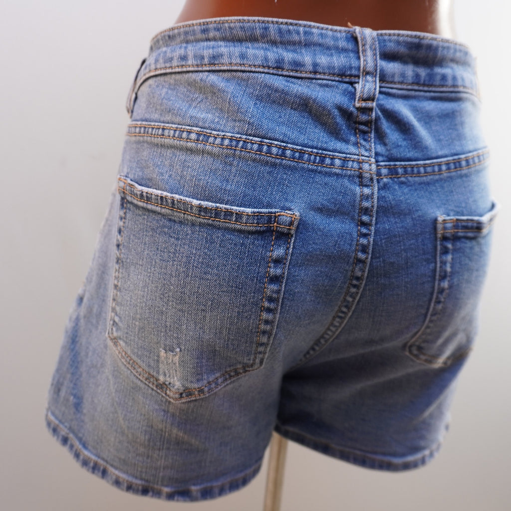Pantalones Cortos Vaqueros Pull & Bear para Mujer Usados - Azul, XL