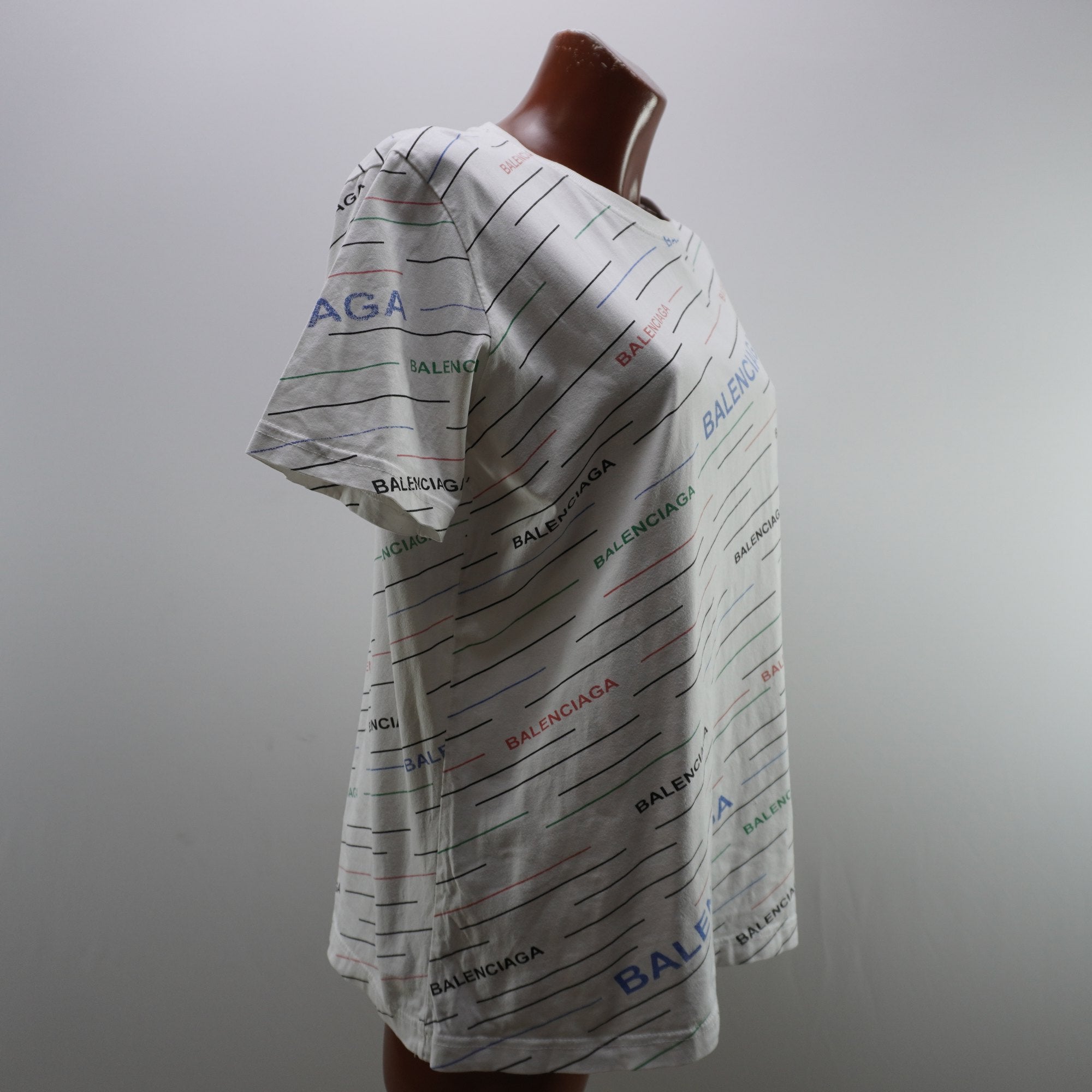 Camiseta Balenciaga para Mujer Usada - Blanca, XXL