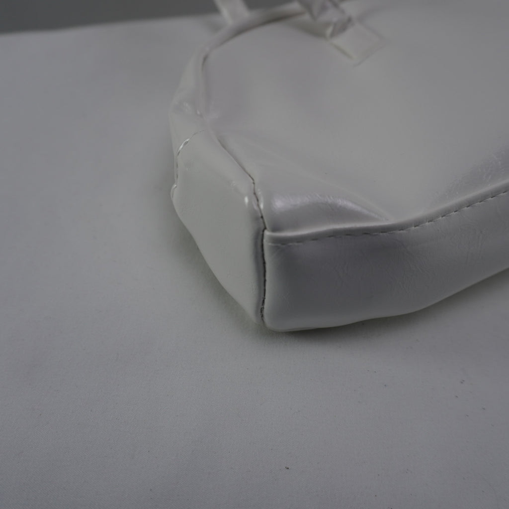 Bolso Baguette Blanco para Mujer Nuevo con Etiquetas