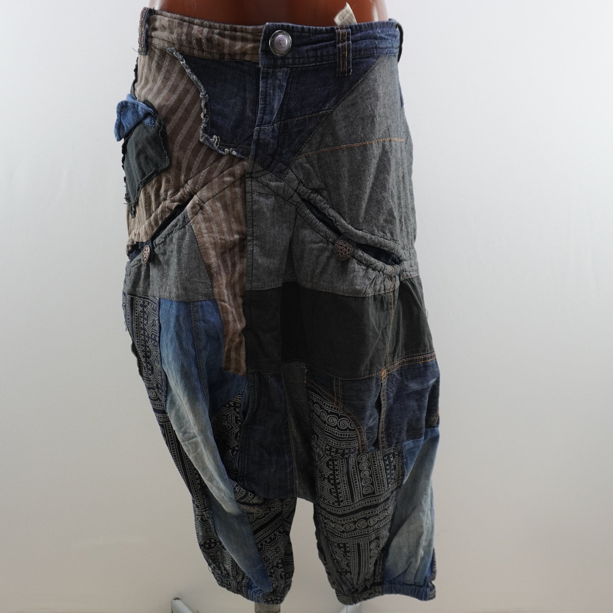 Pantalones Cortos Desigual para Mujer Usados - Azul Marino, M