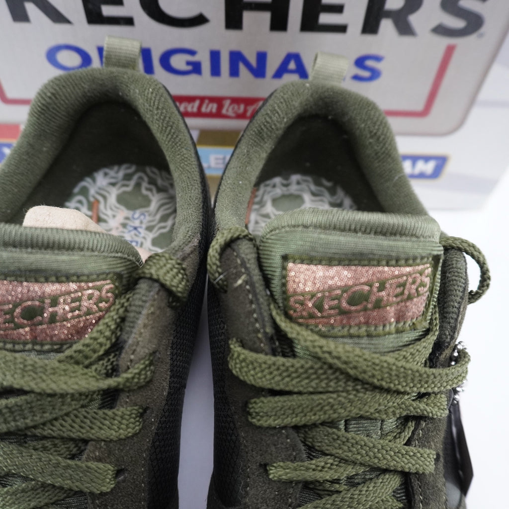 Zapatillas Skechers para Mujer Nuevas - Verde, Talla 38