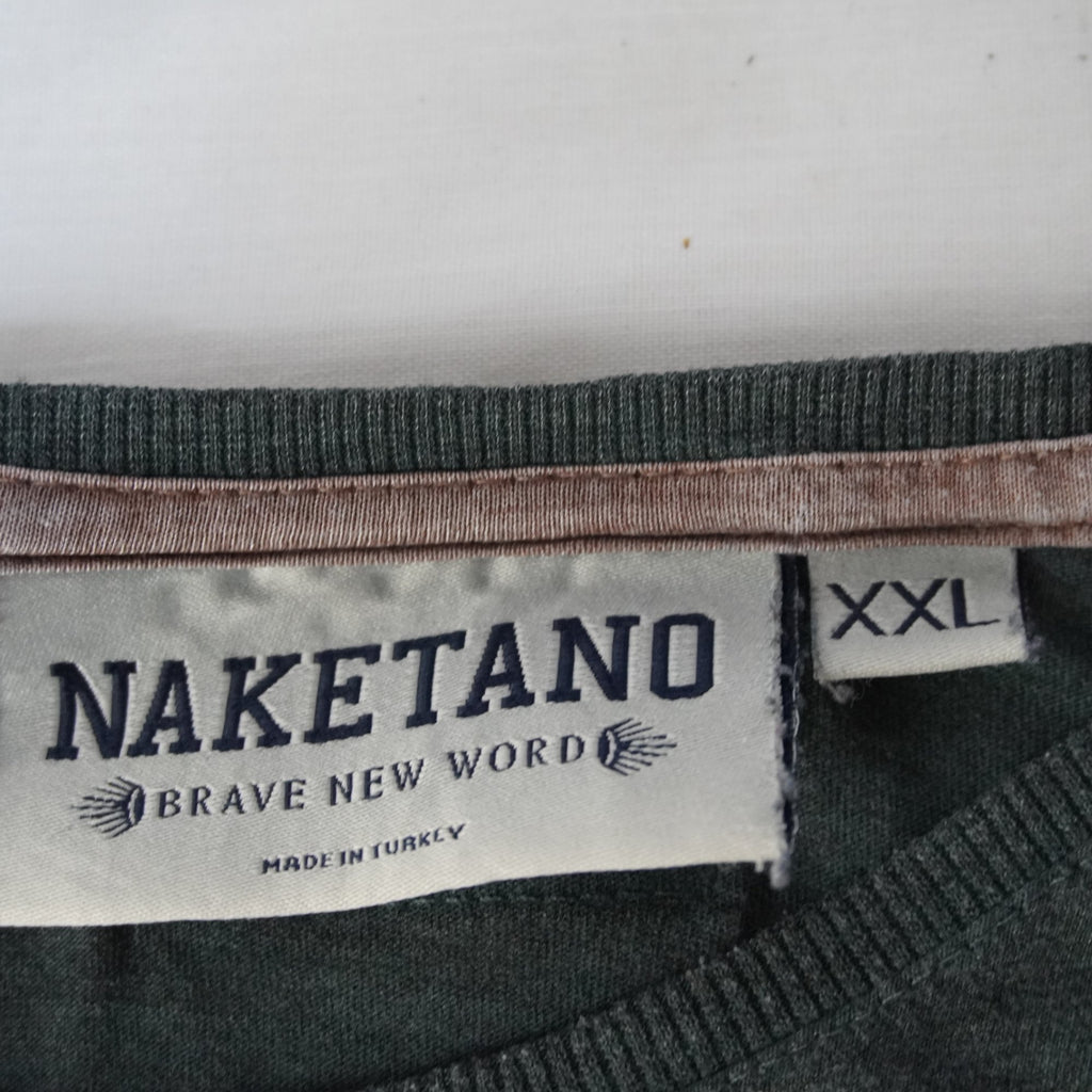 Sudadera con Capucha Naketano para Hombre Usada - Verde, XXL