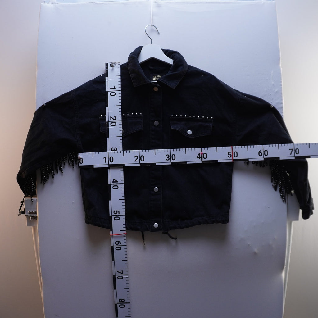 Cazadora Vaquera Seven Sisters para Mujer Usada - Negra, S