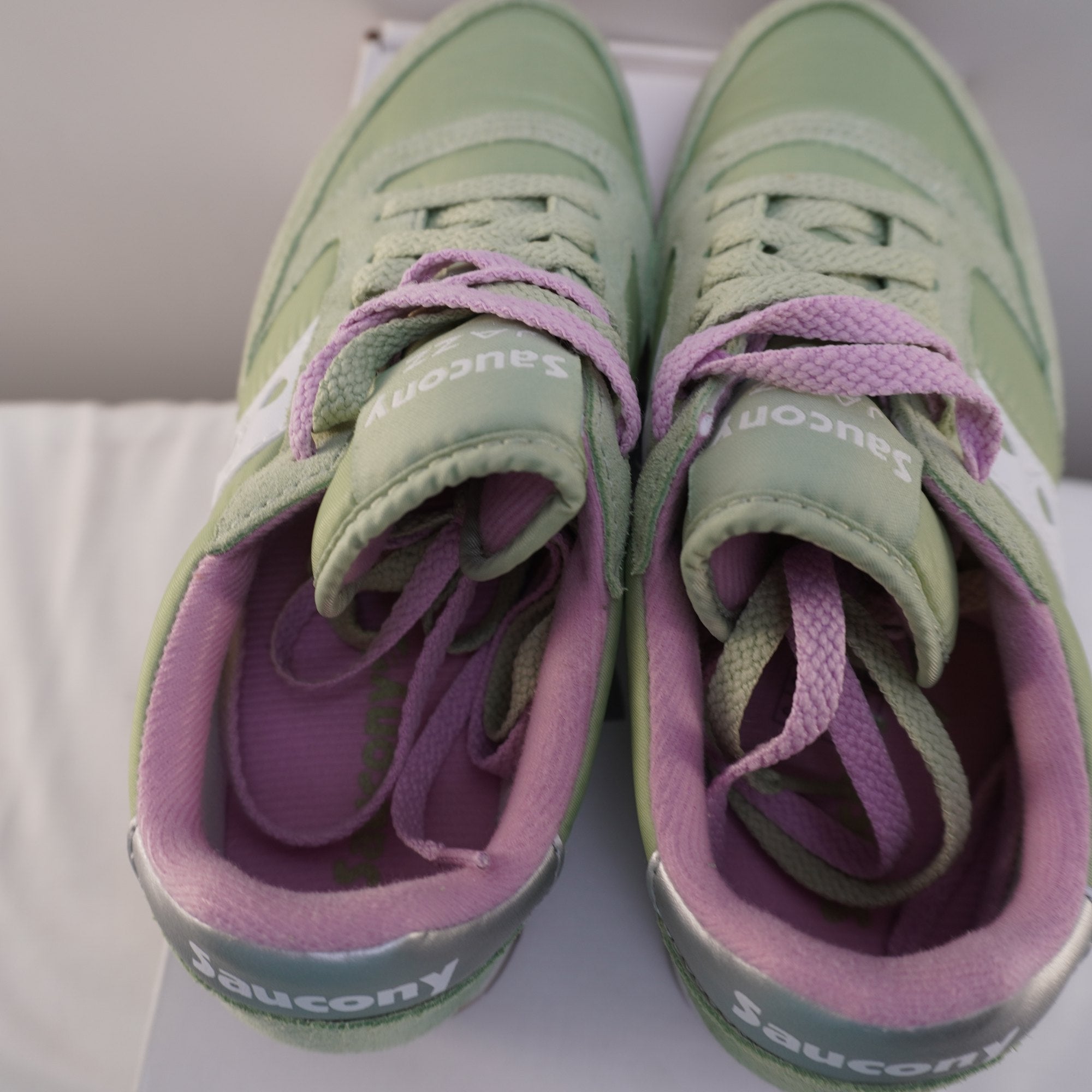 Zapatillas Saucony para Mujer Usadas - Verde, Talla 38