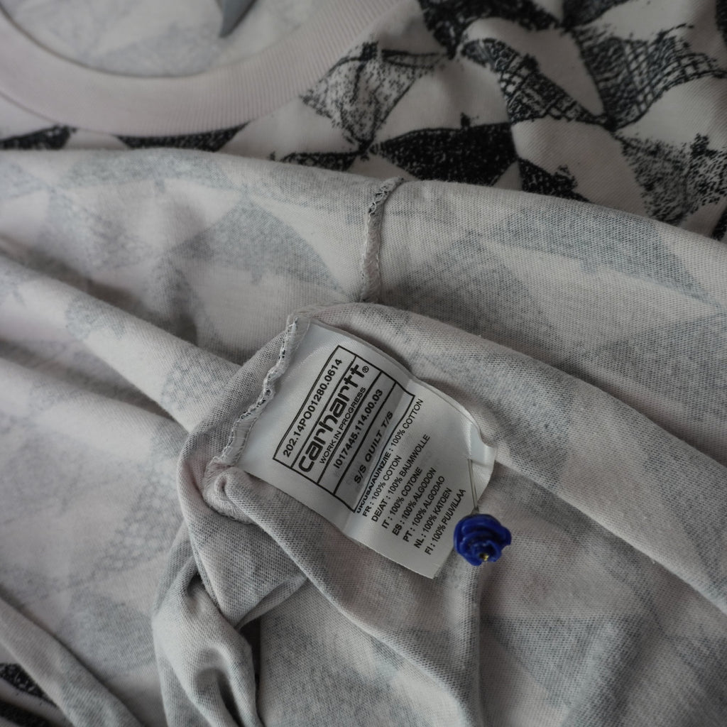 Camiseta de Manga Corta Carhartt para Hombre - Gris, XS, Usada en Muy Buen Estado