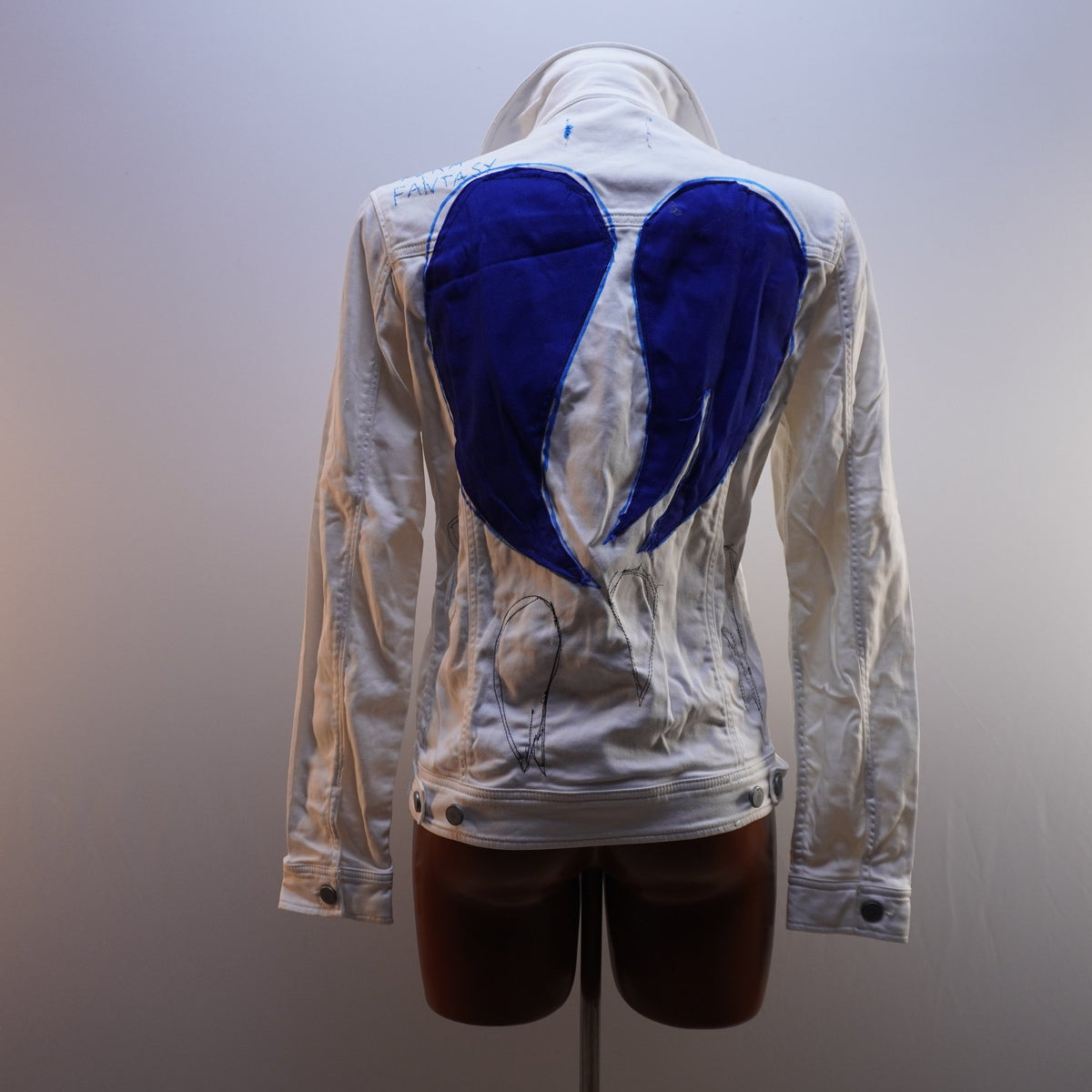 Cazadora Vaquera Italian Style para Mujer Usada - Blanca, L