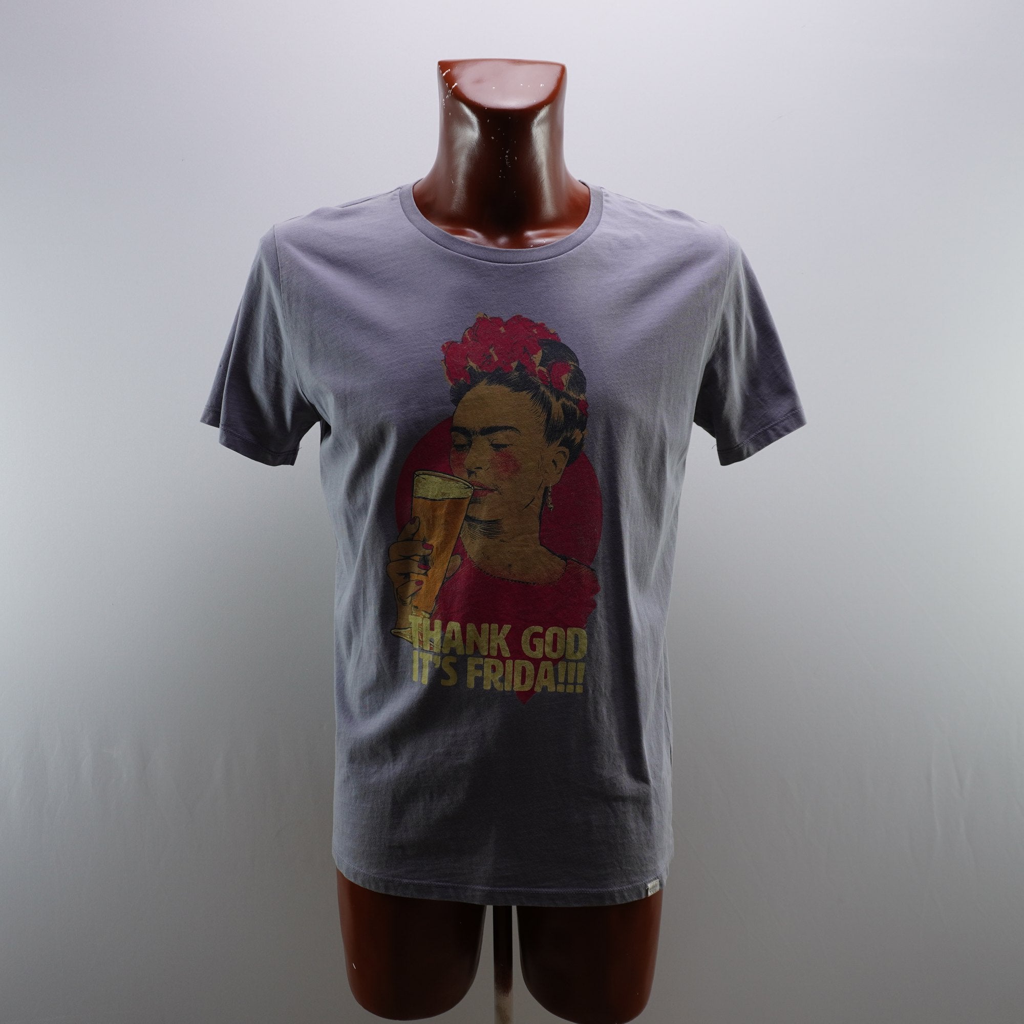 Camiseta de Manga Corta Wituka para Hombre Usada - Gris, L