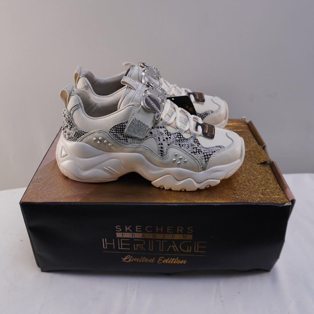 Zapatillas Skechers para Mujer Usadas - Gris, Talla 37