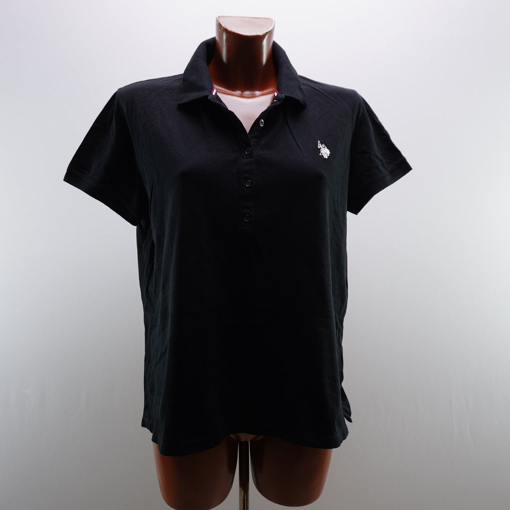 Camiseta U.S. Polo Assn. para Mujer Usada - Negra, XXL