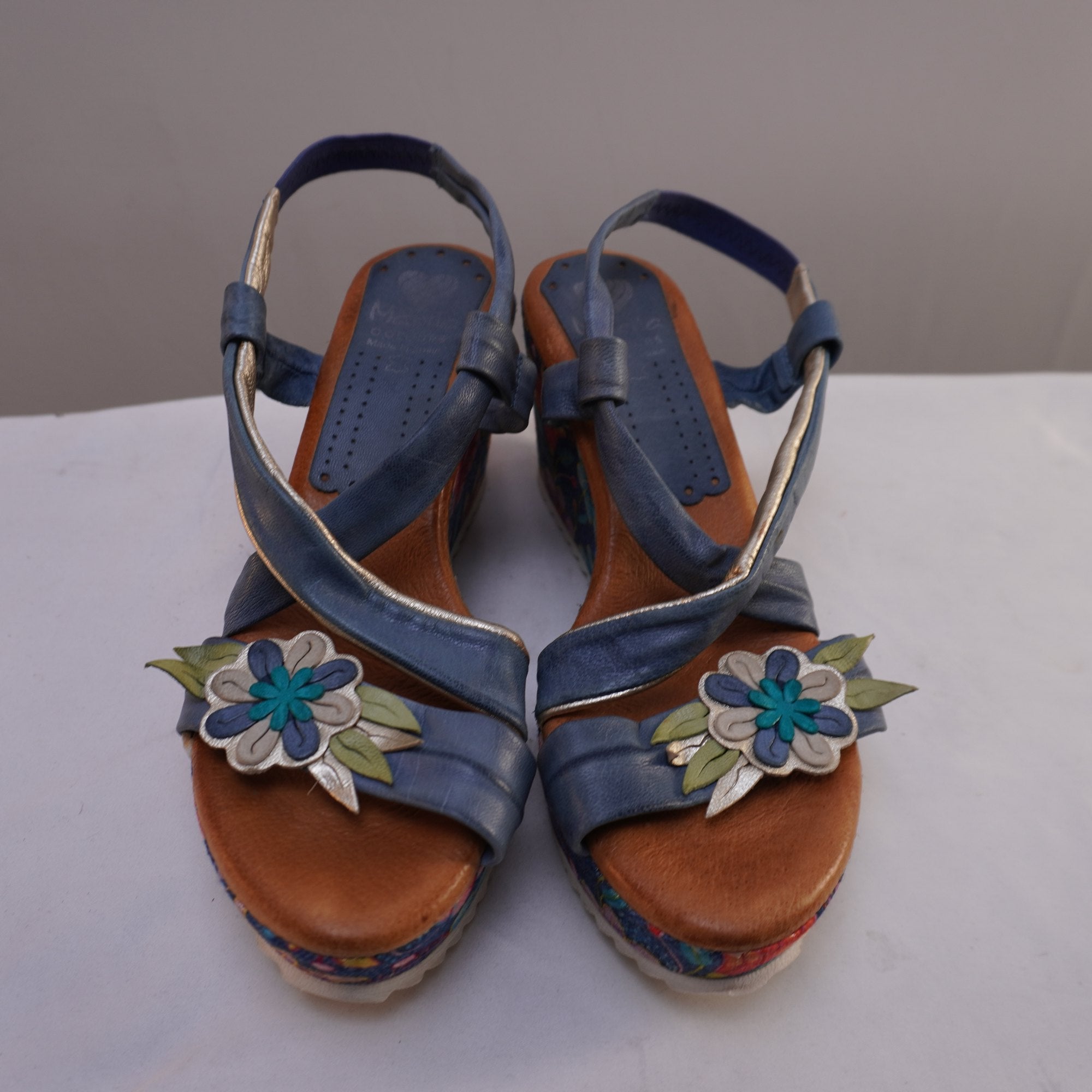 Sandalias Marila para Mujer Usadas - Azul, Talla 39