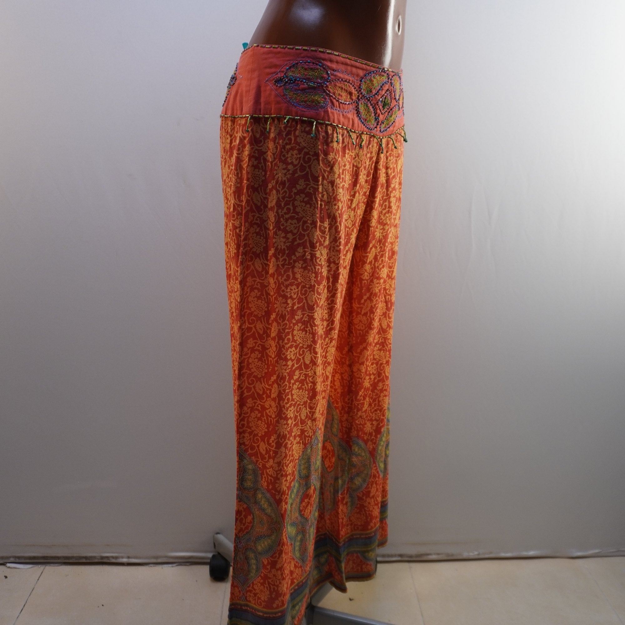 Pantalones Harén HHG para Mujer Usados - Naranja, L