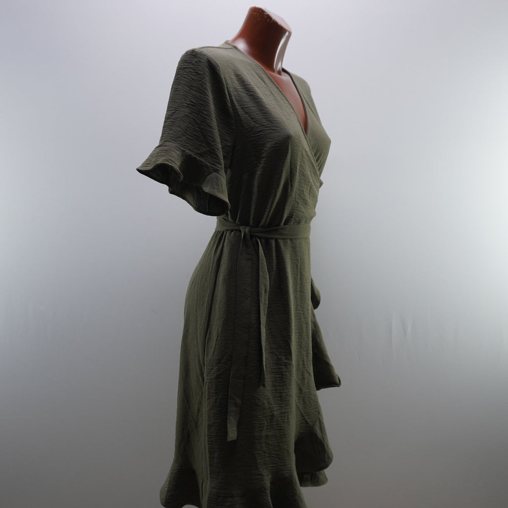 Vestido Verde de Algodón para Mujer Usado - Talla L