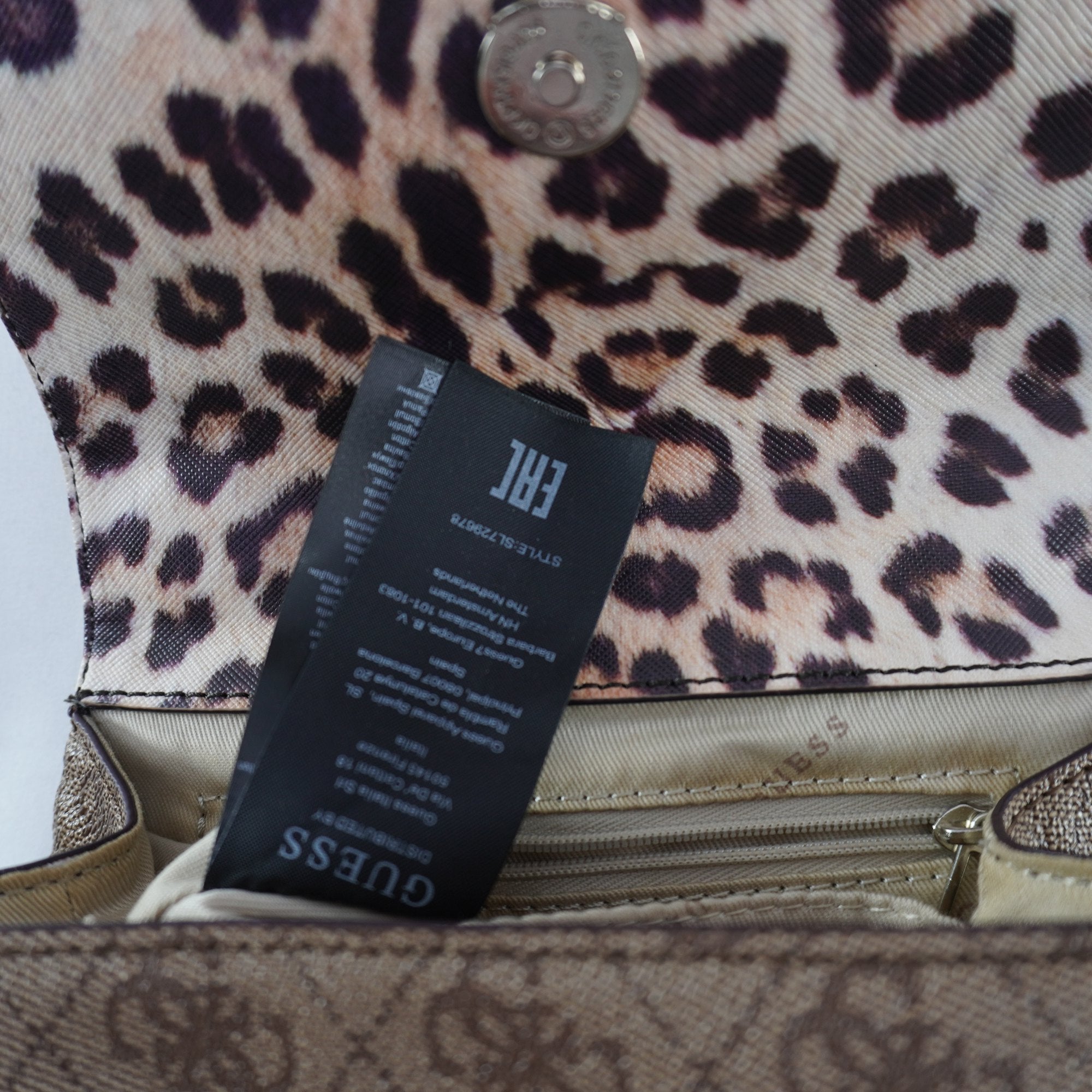 Bolso Baguette Guess para Mujer Usado - Dorado, Muy Buen Estado