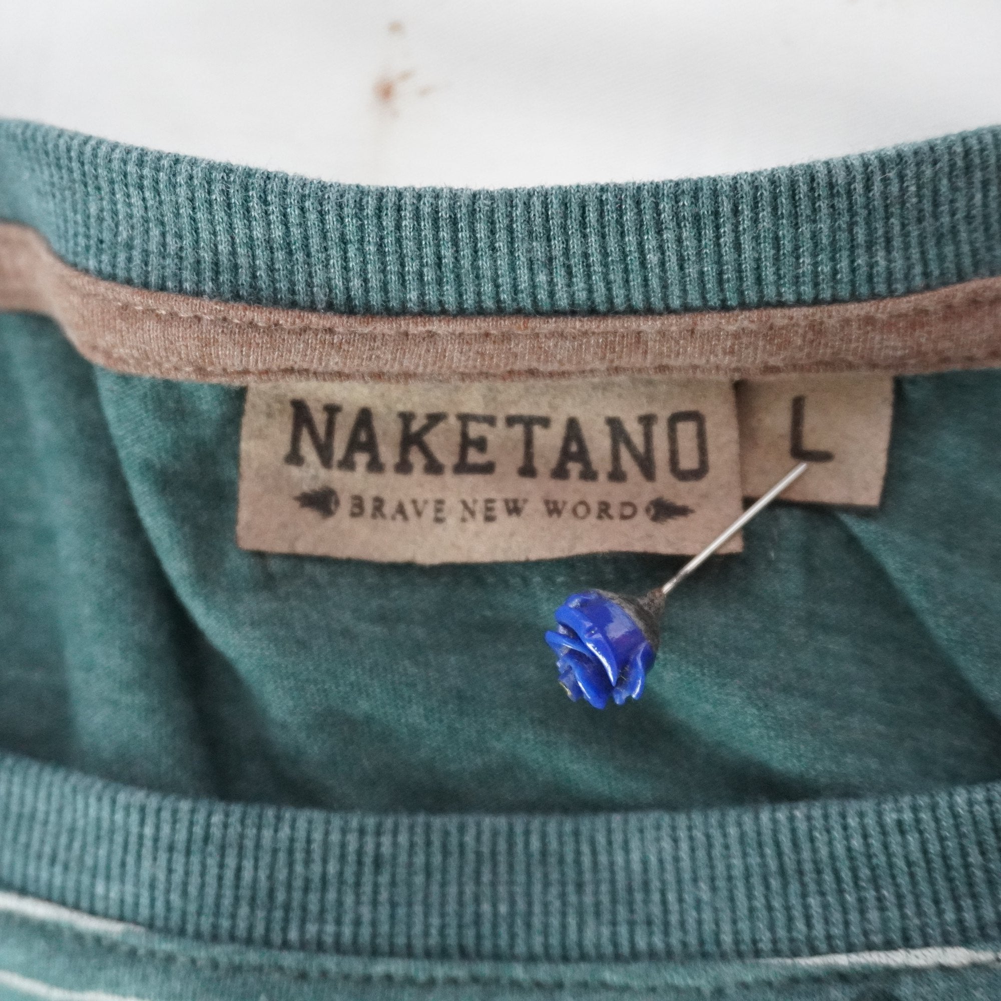 Camiseta Naketano para Mujer Usada - Verde, L
