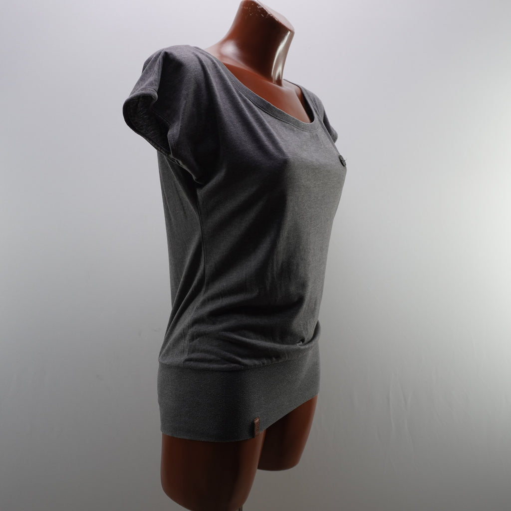 Camiseta de Manga Corta Naketano para Mujer Usada - Gris, M