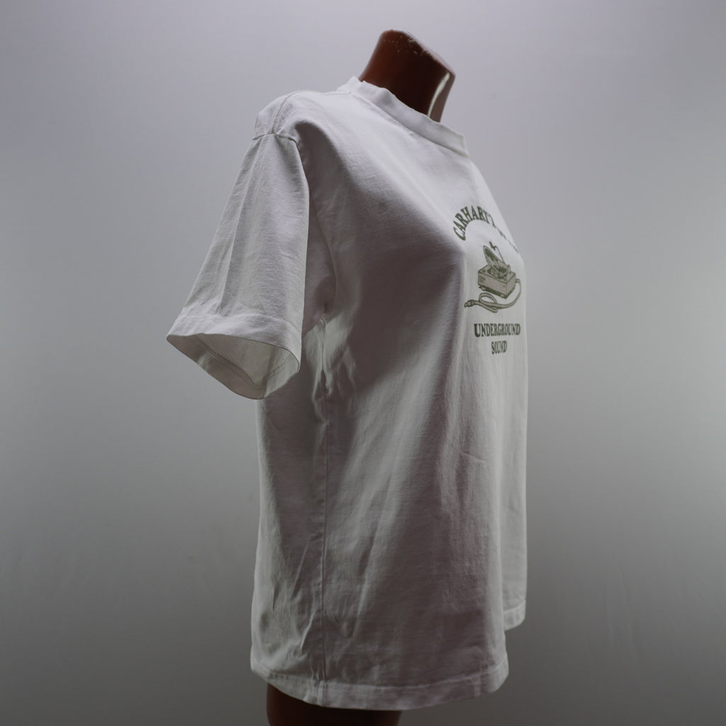 Camiseta de Manga Corta Carhartt para Hombre - Blanca, M, Usada en Muy Buen Estado