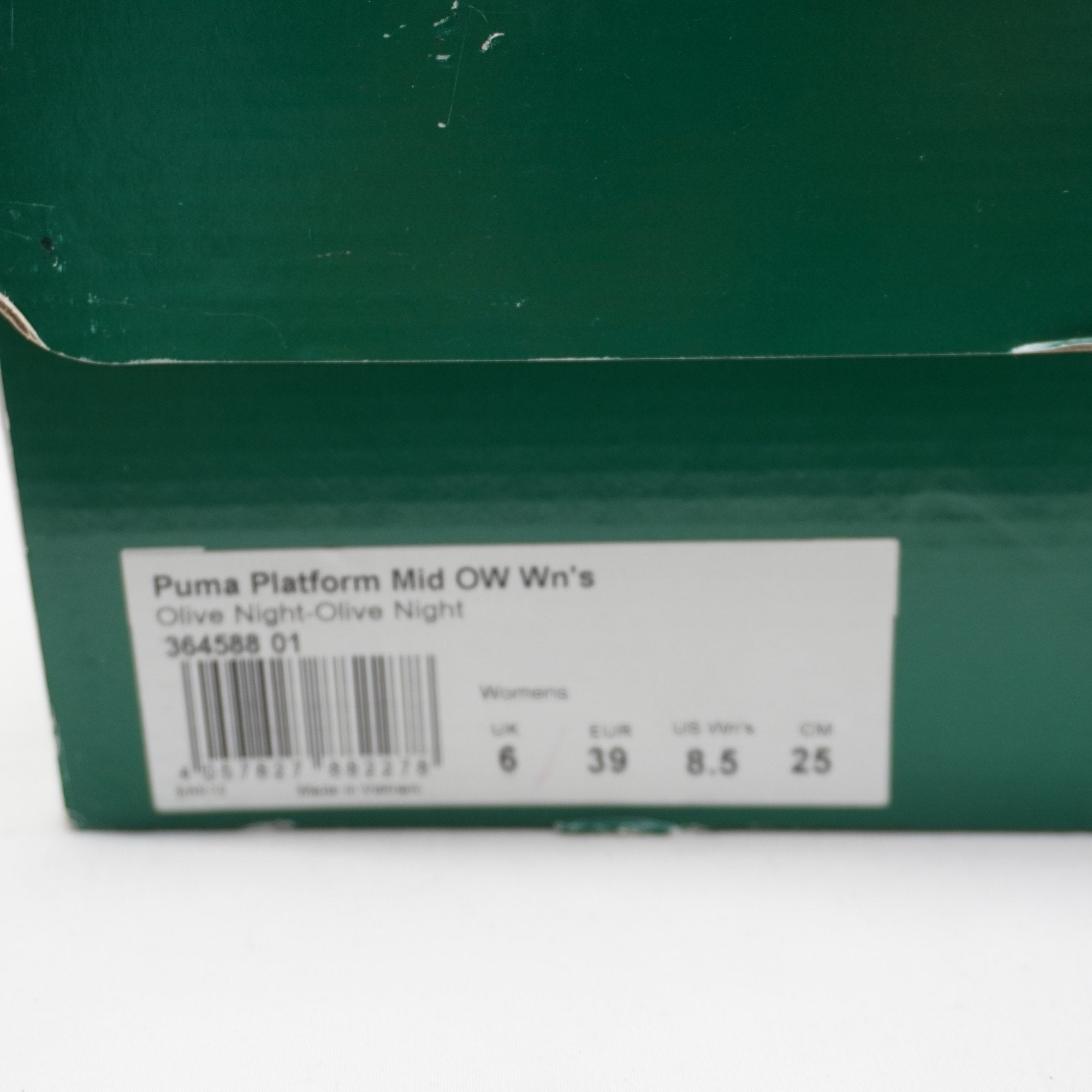 Zapatillas Puma para Mujer Usadas - Verde, Talla 39