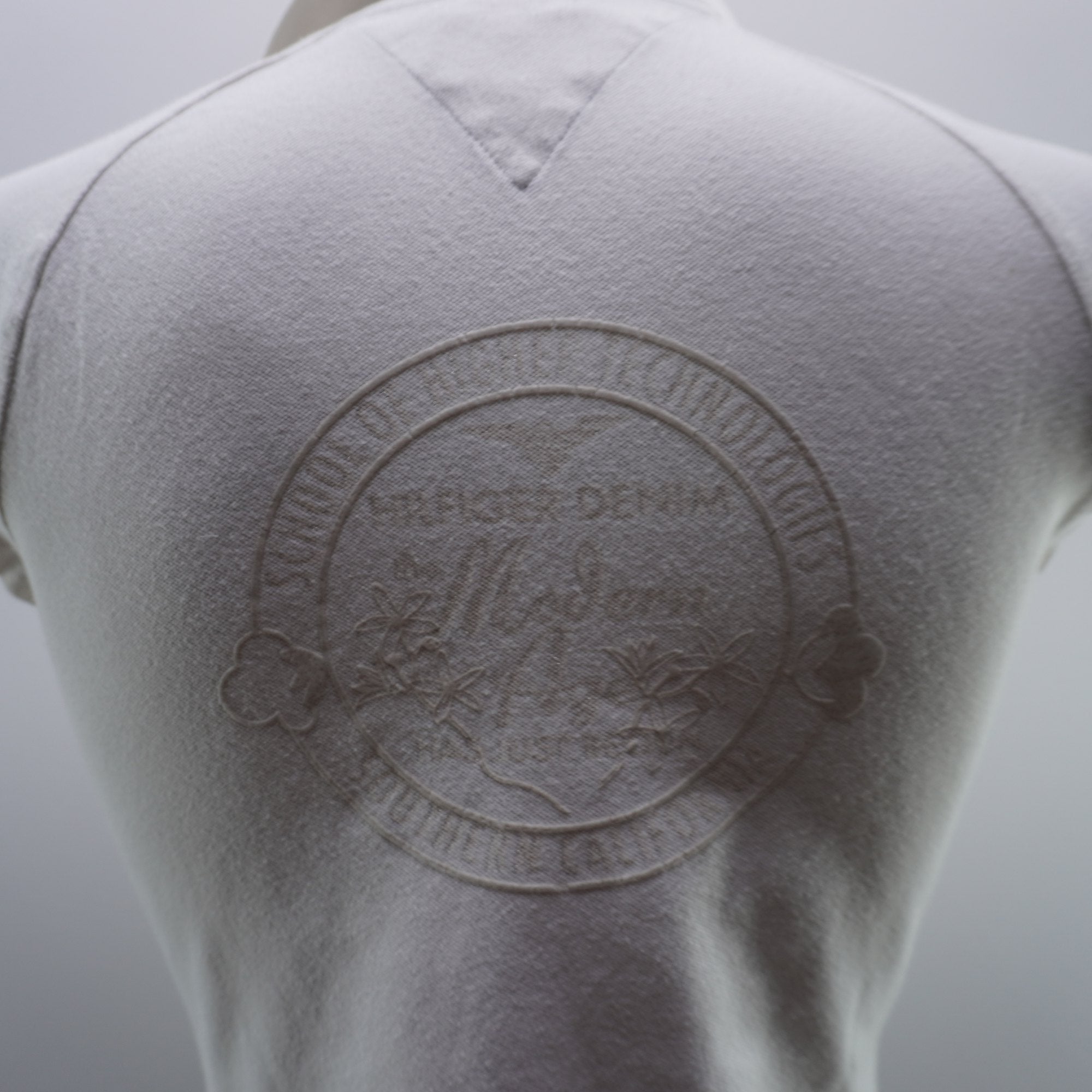 Camiseta de Manga Corta Tommy Hilfiger para Mujer Usada - Blanco, S