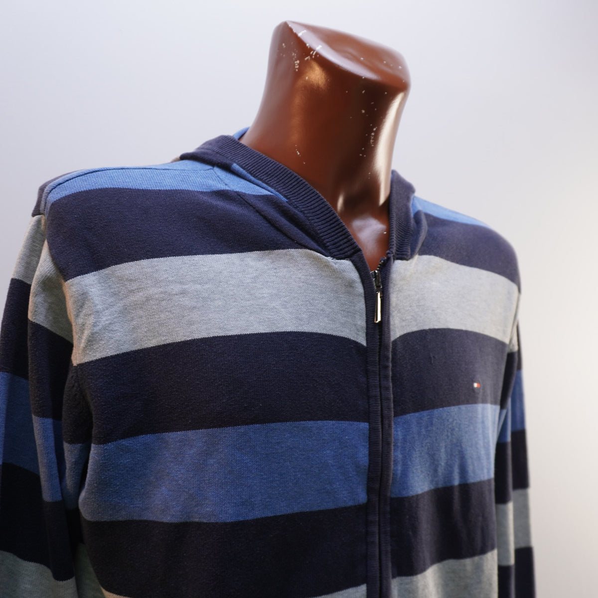 Sudadera con Capucha Tommy Hilfiger para Hombre Usada - Azul Marino, XL