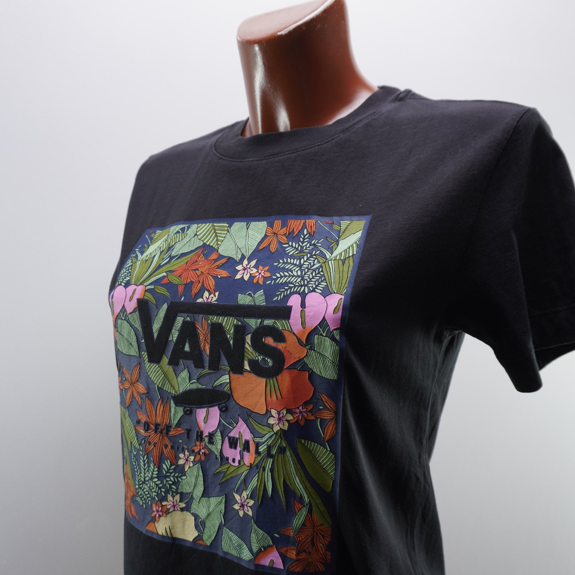 Camiseta Vans para Mujer Usada - Negra, S