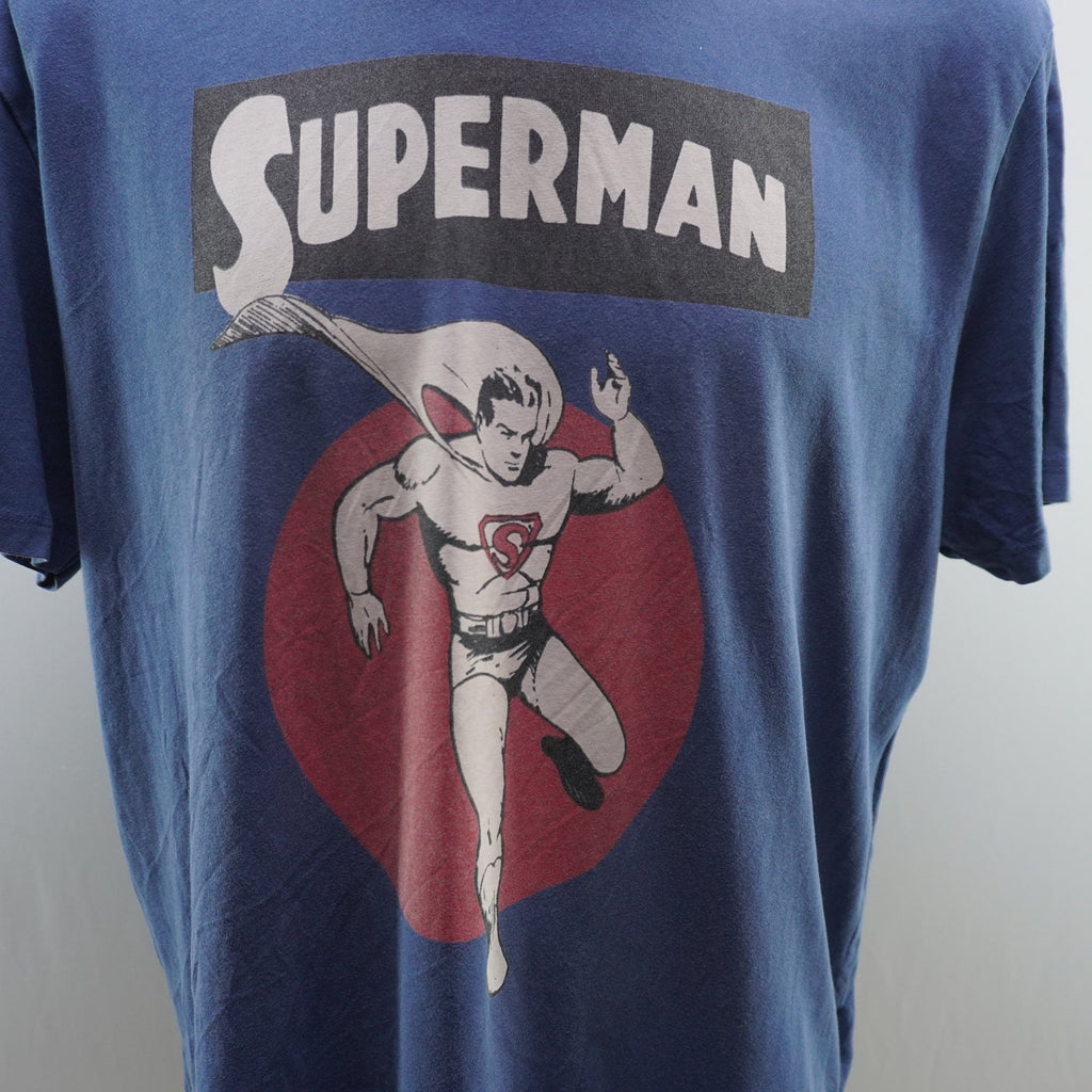 Camiseta Superman para Hombre Usada - Azul, XL