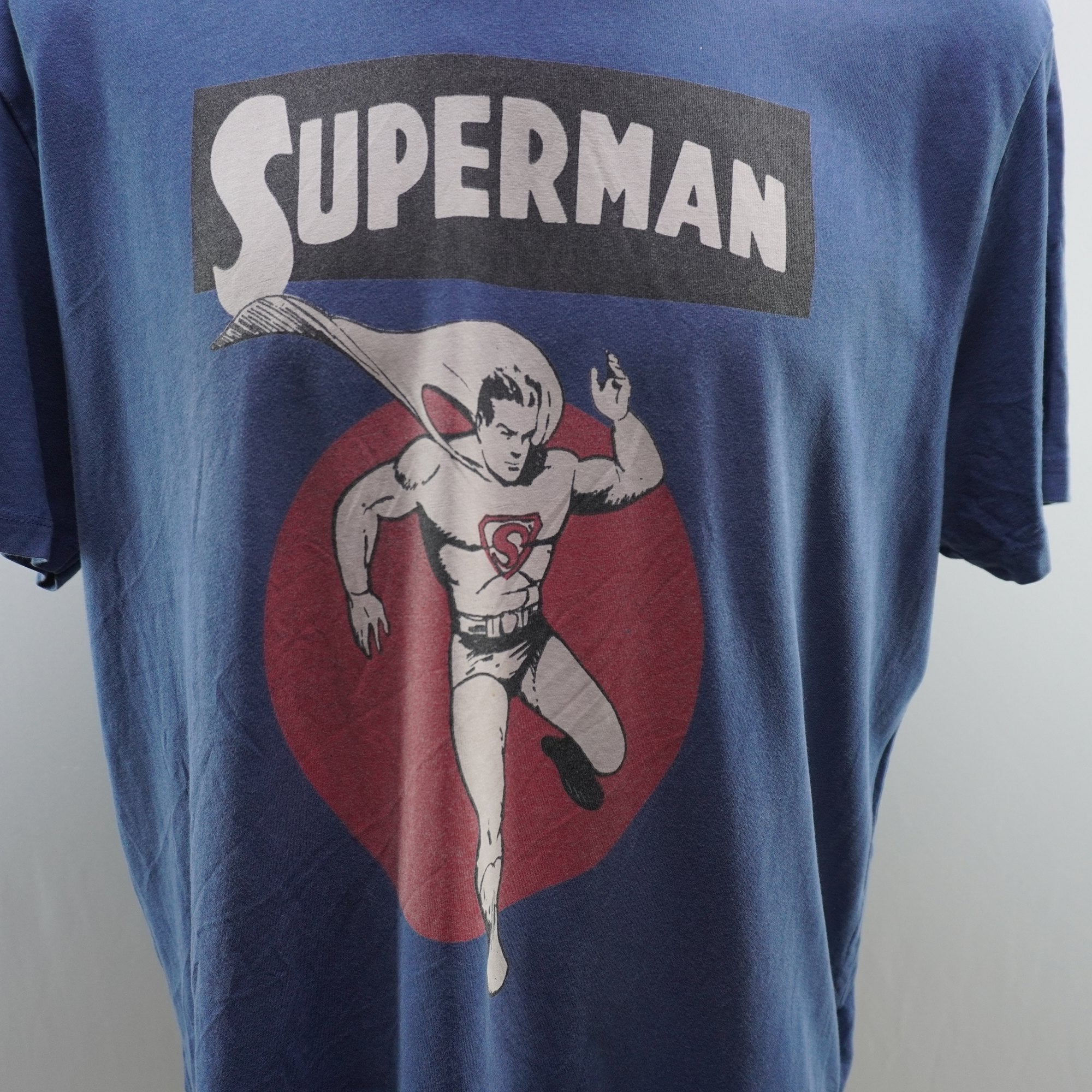 Camiseta Superman para Hombre Usada - Azul, XL