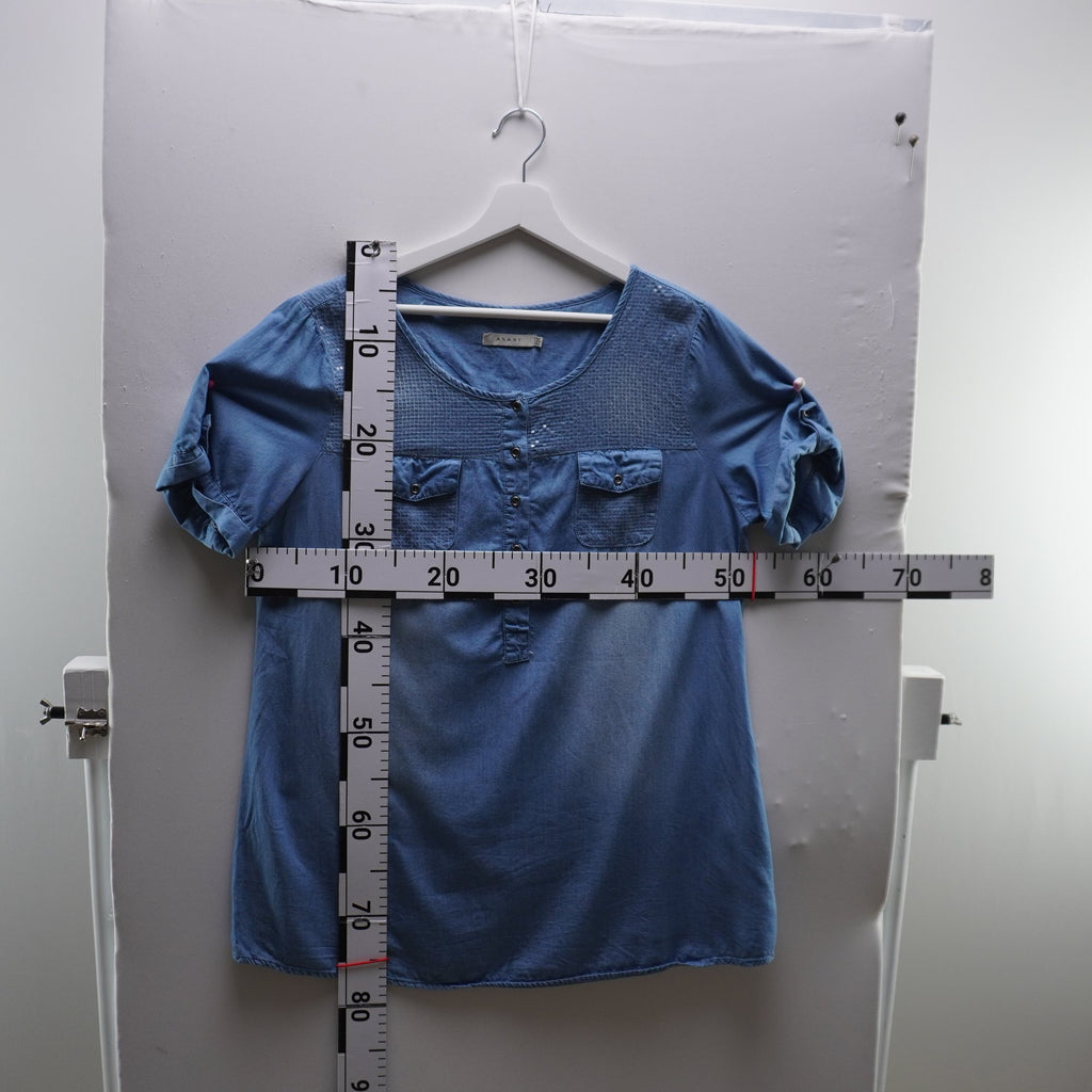 Camiseta de Manga Corta Anany para Mujer Usada - Azul, M