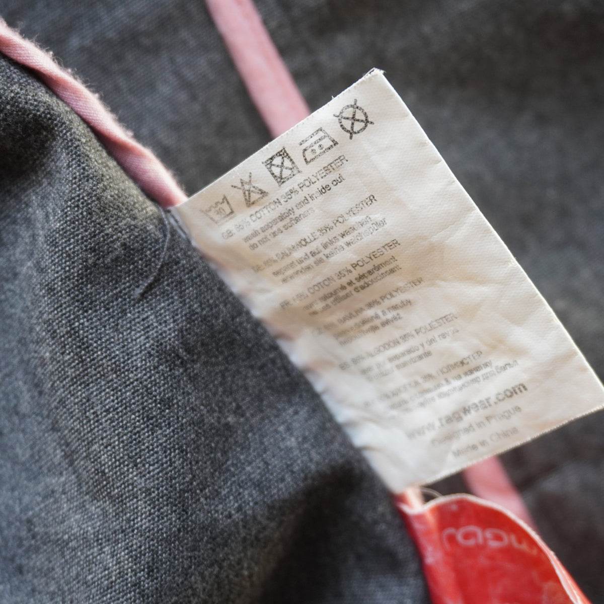 Parka Ragwer para Mujer Usada - Gris, M
