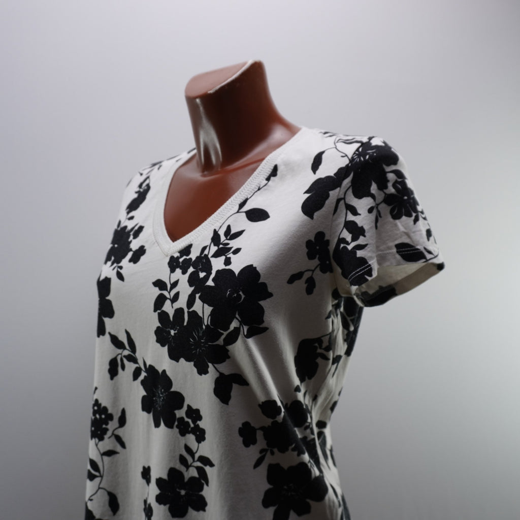 Camiseta de Manga Corta Hall Hubber para Mujer - Blanco, M (Usada en muy buen estado)