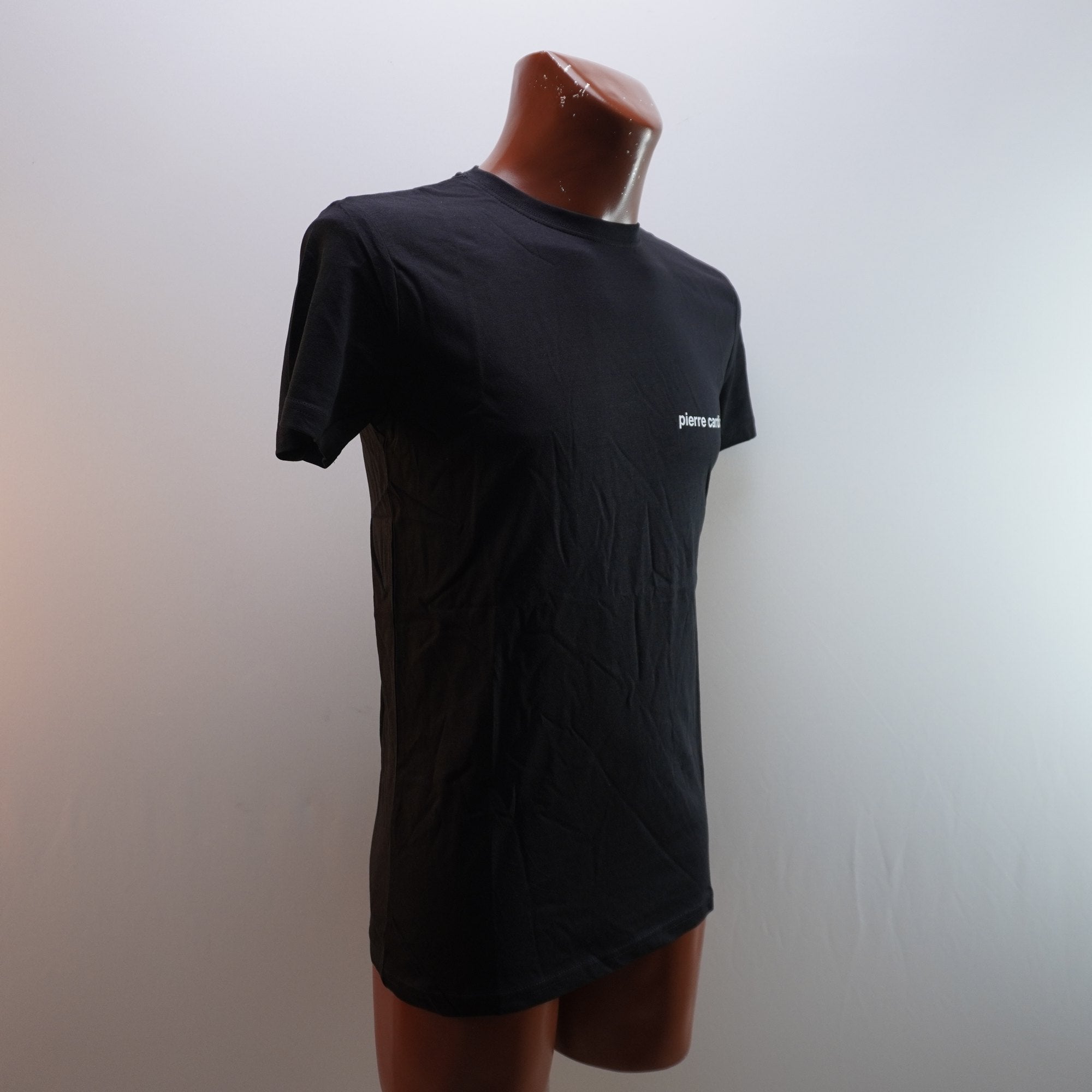 Camiseta de Manga Corta Pierre Cardin para Hombre Usada - Negra, S