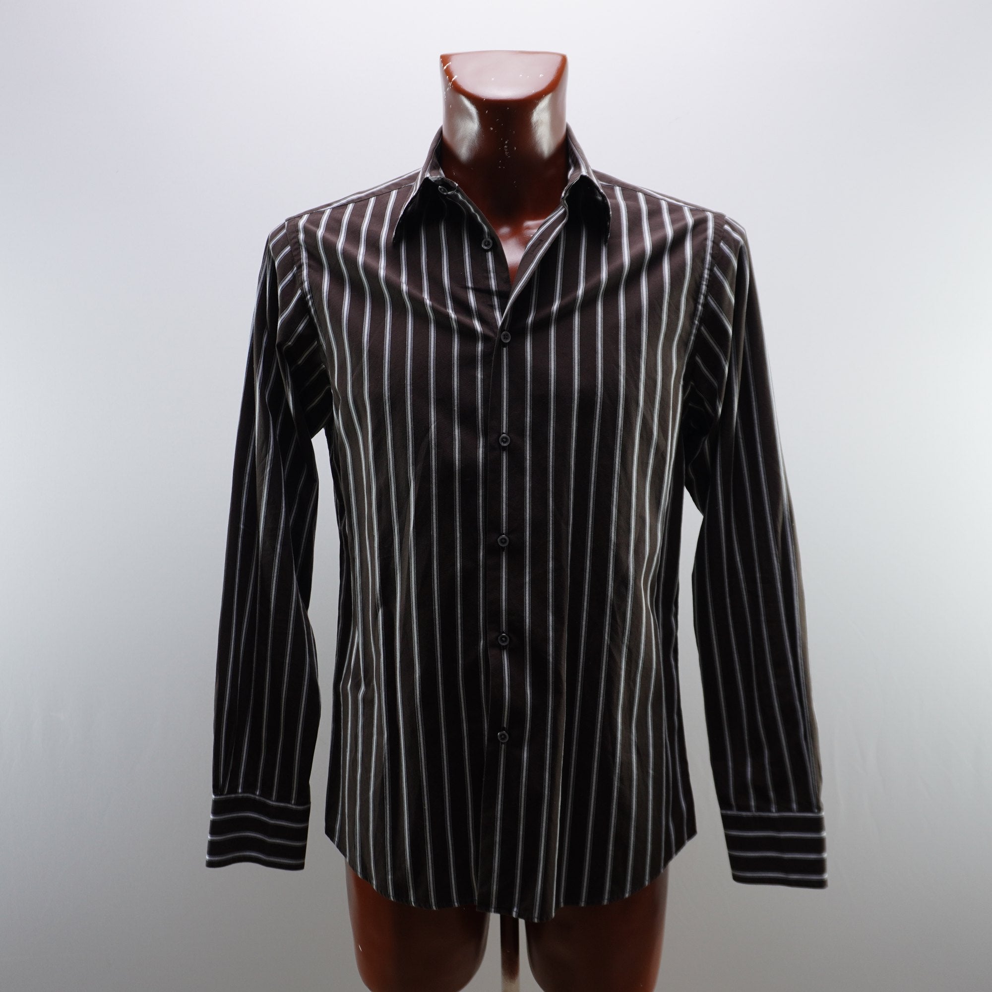 Camisa de Vestir Springfield para Hombre Usada - Marrón, Mediana (M)